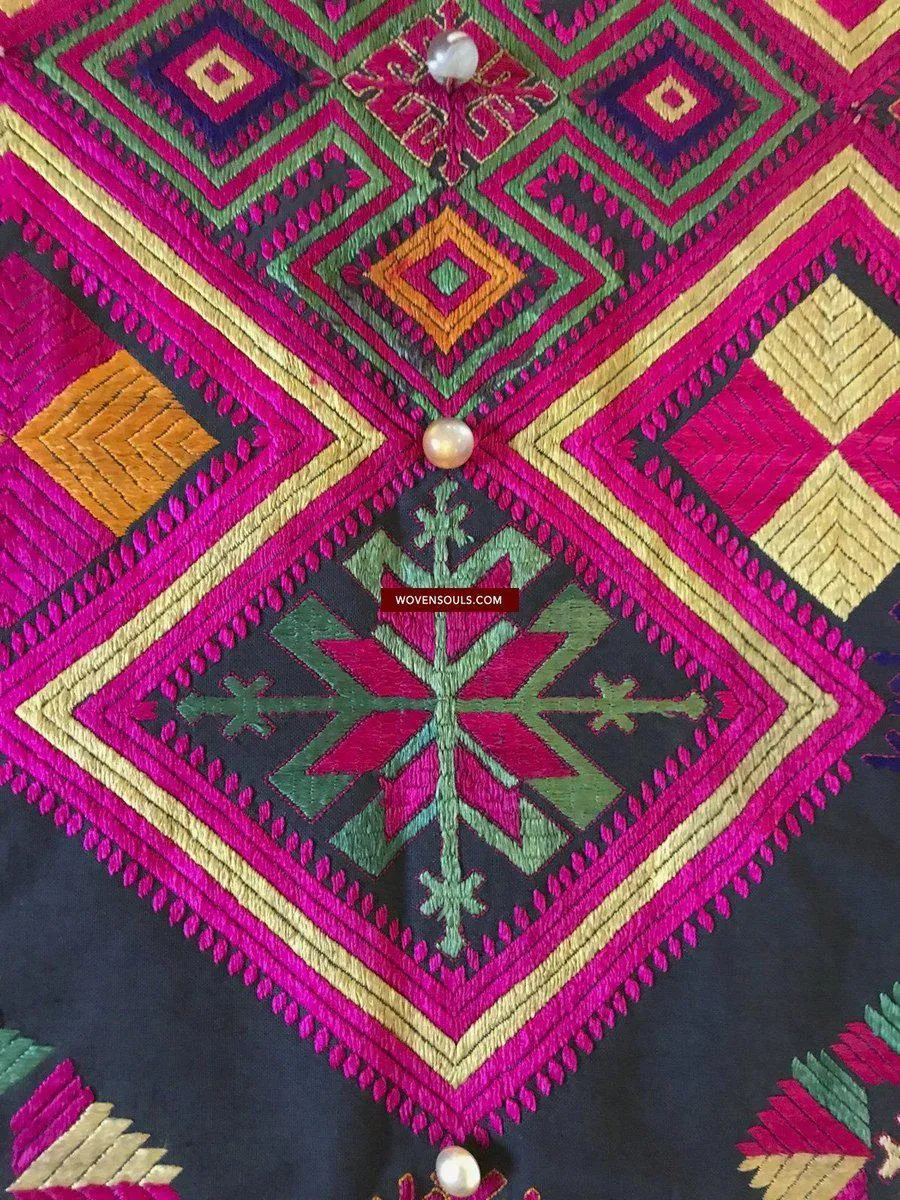 1380 Vintage Kohistan Textile Wedding Shawl  MASTERPIECE