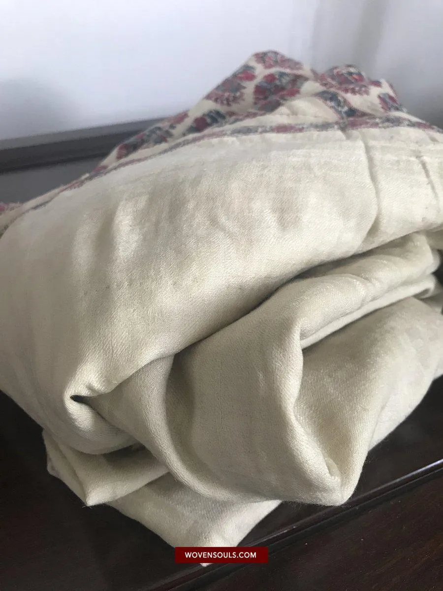 1474 Antique Kashmiri Pashmina Dochalla Shawl