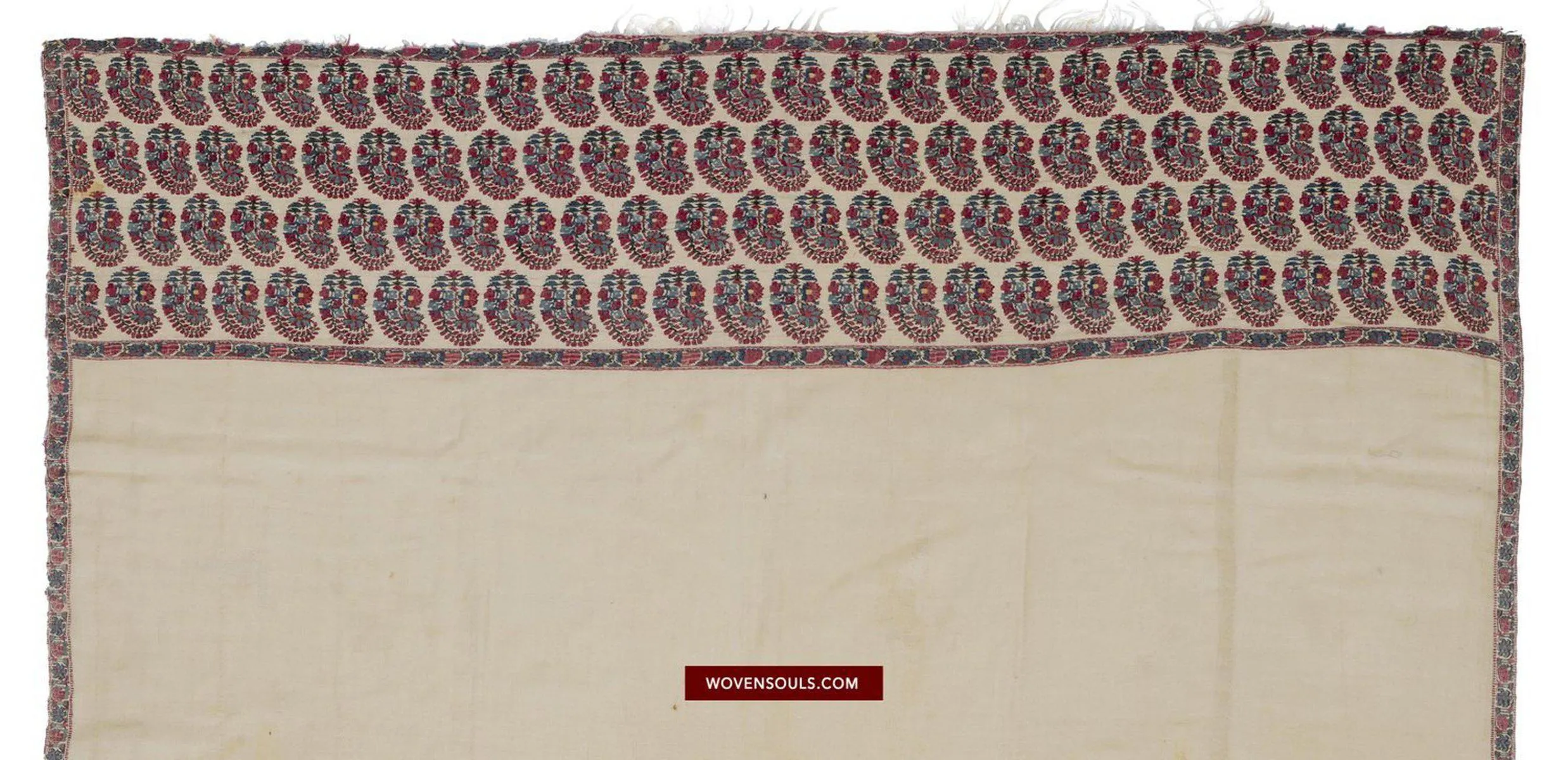 1474 Antique Kashmiri Pashmina Dochalla Shawl