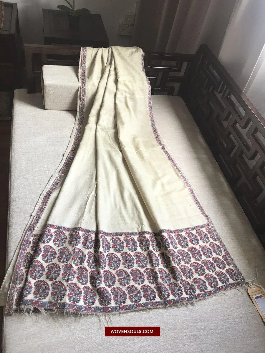 1474 Antique Kashmiri Pashmina Dochalla Shawl