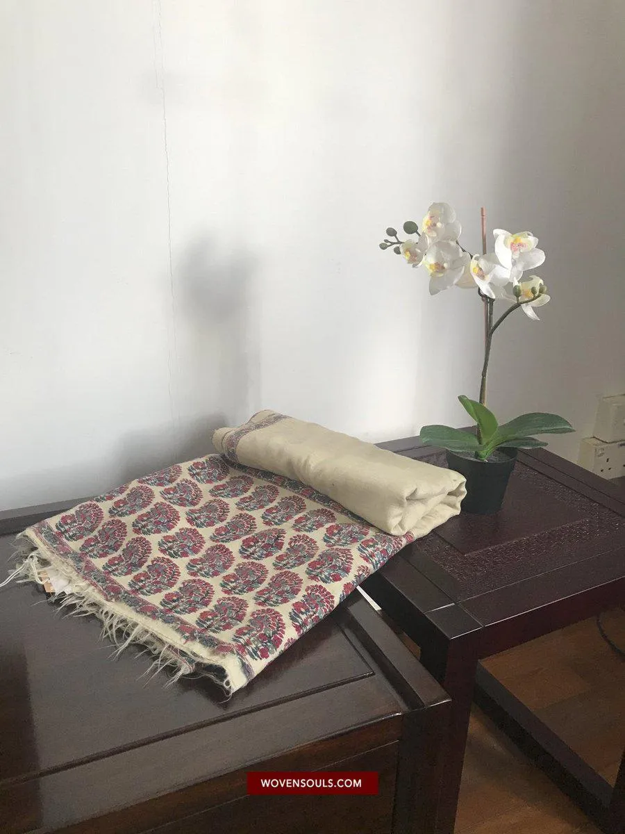 1474 Antique Kashmiri Pashmina Dochalla Shawl