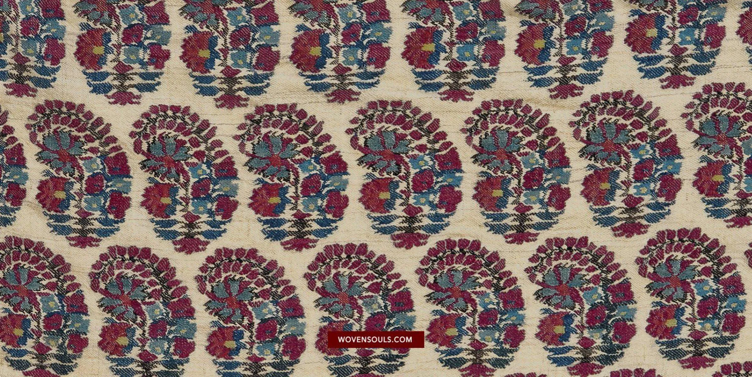 1474 Antique Kashmiri Pashmina Dochalla Shawl