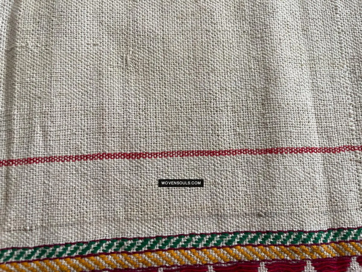 1693 Rare Vintage Orissa Odisha Gond Tribal Shawl