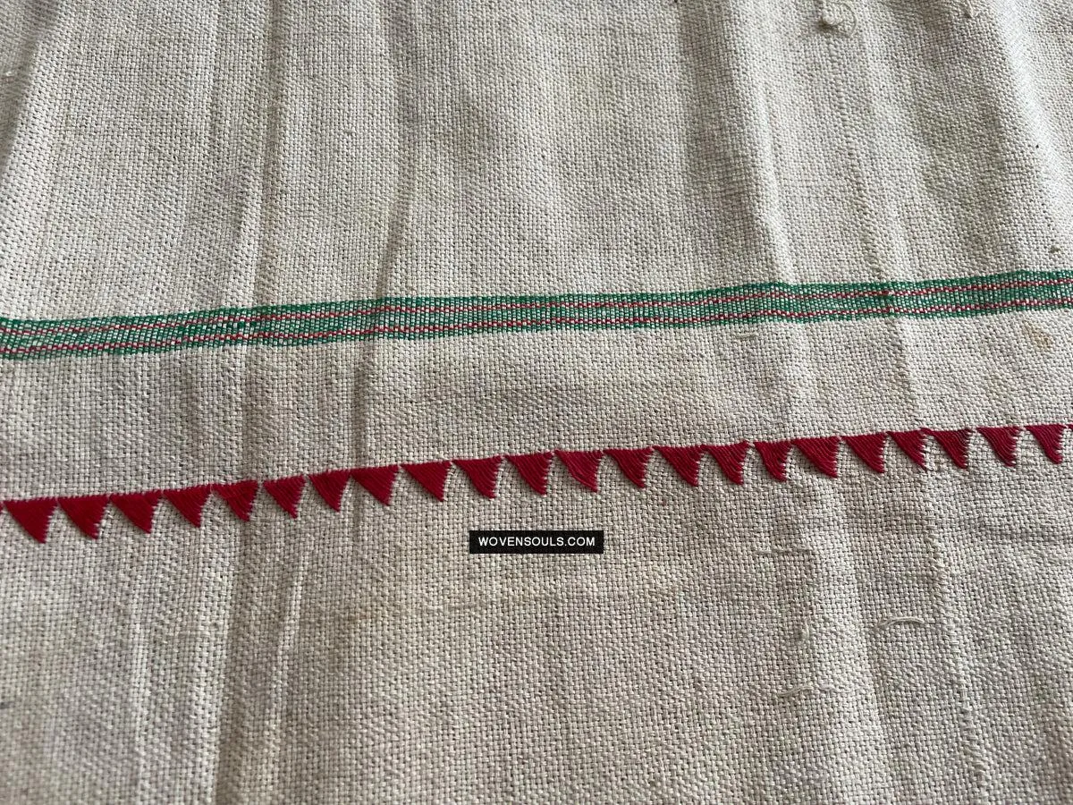 1693 Rare Vintage Orissa Odisha Gond Tribal Shawl