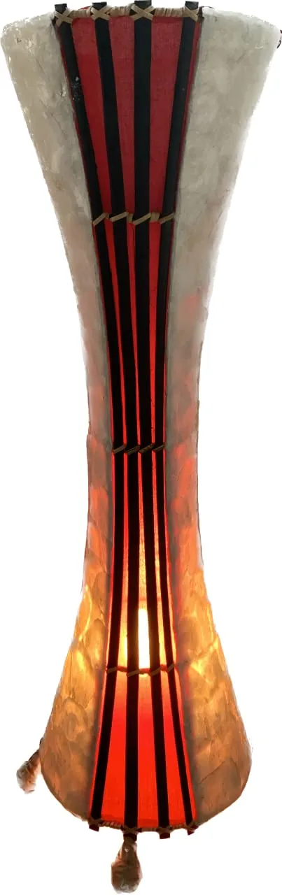 70cm RED/White Tortoise Shell Like Floor LAMP