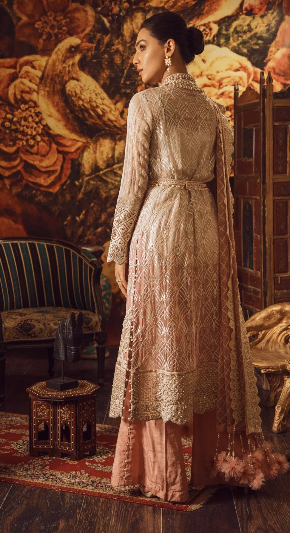Adan's Libas Guzarish Wedding Festive Luxury Chiffon Collection 2019 – 04 MahaRani