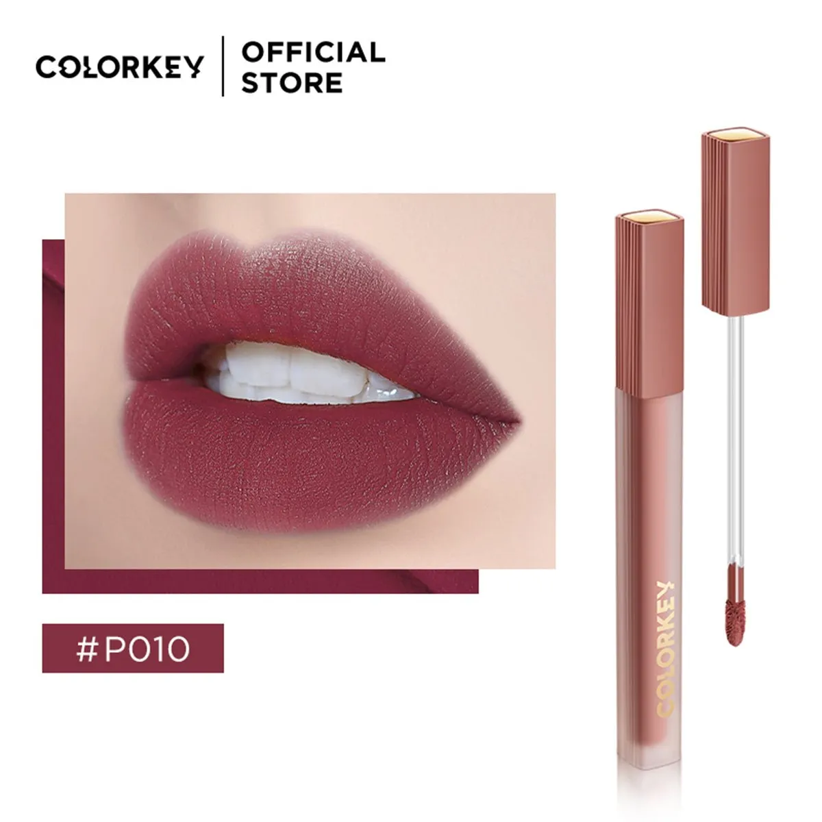 Airy Lip Gloss Super Matte Series P010 Pink
