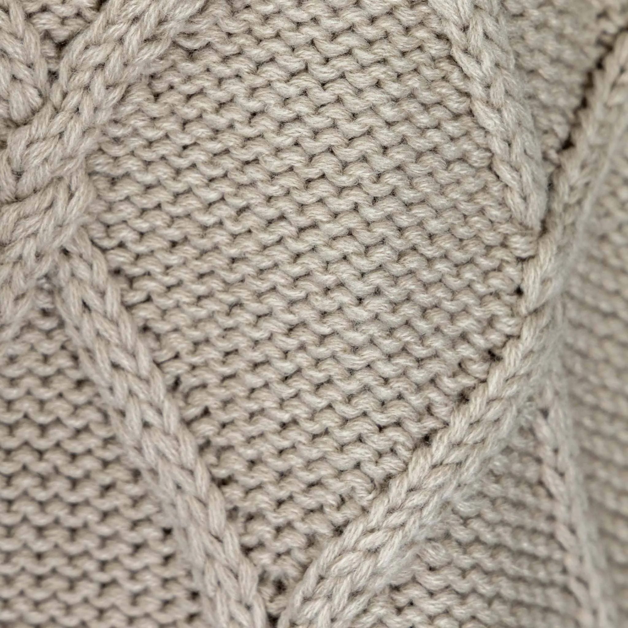Aran Cable Shawl Neck Cape