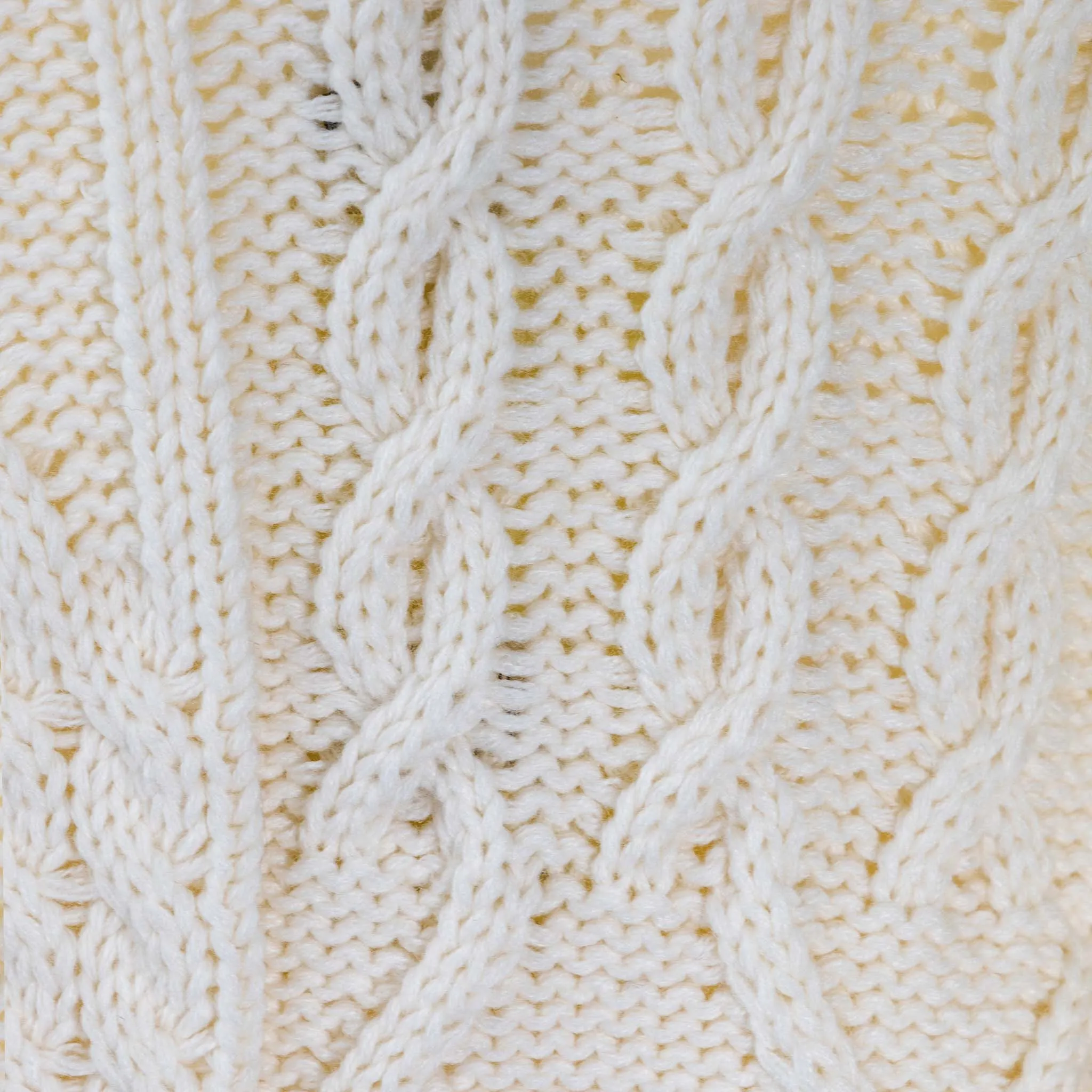 Aran Cable Shawl Neck Cape
