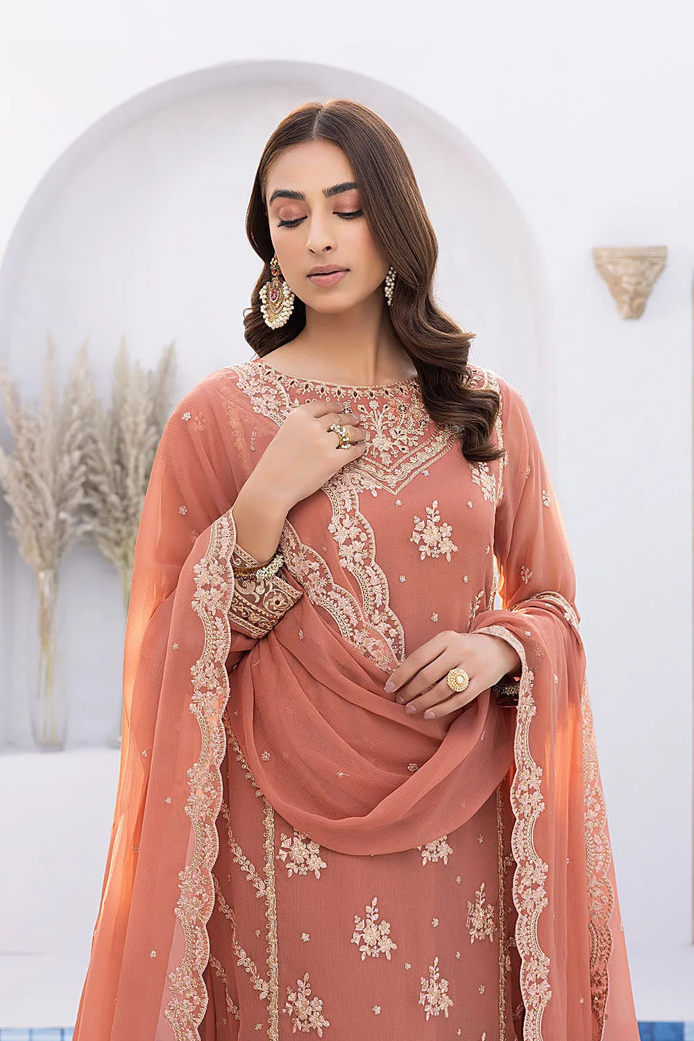 Azure Luxury Chiffon Ensembles Vol-2 – Tangerine
