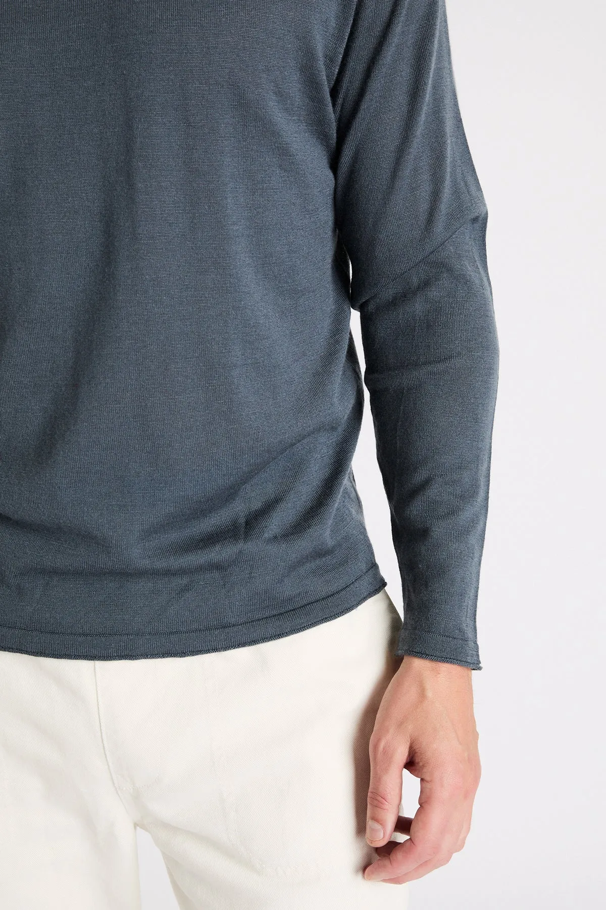   Beryll Charles Cashmere Sweater | Dark Cloud