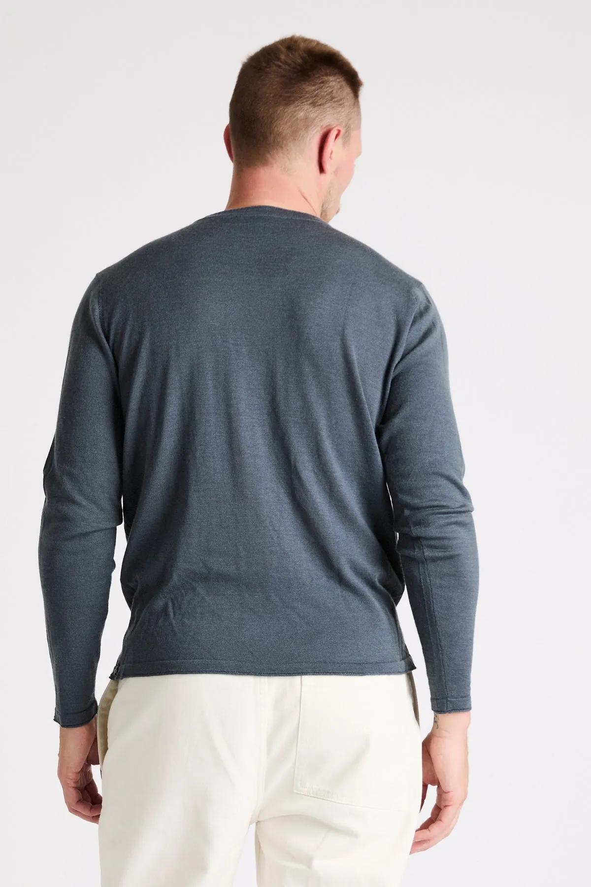   Beryll Charles Cashmere Sweater | Dark Cloud