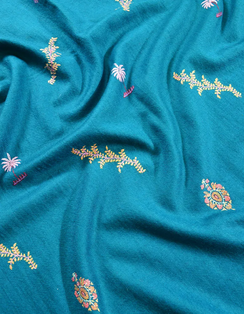 Booti Embroidery Pashmina Shawl 7749