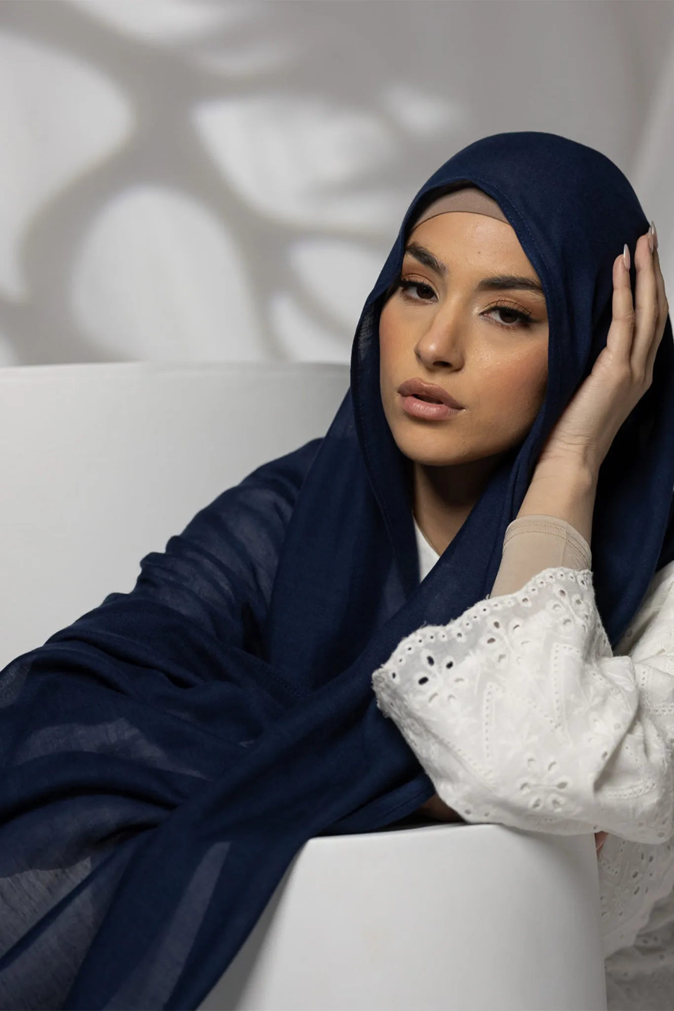 Cotton Modal Shawls - Shades of Blue