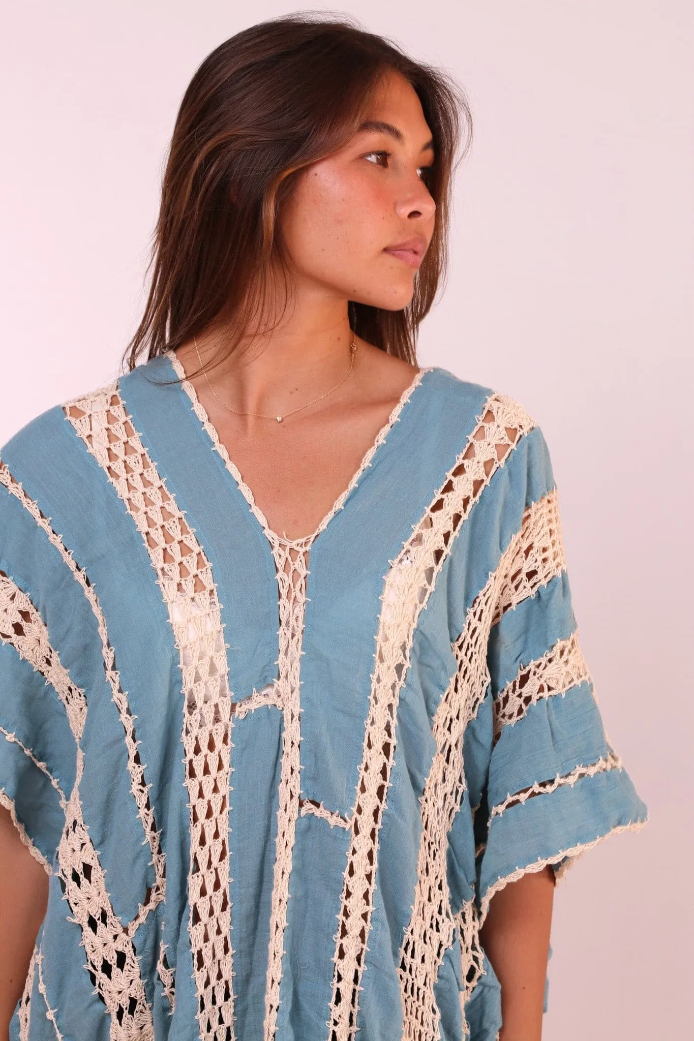 CROCHET KAFTAN SUNKISSED X FREE PEOPLE