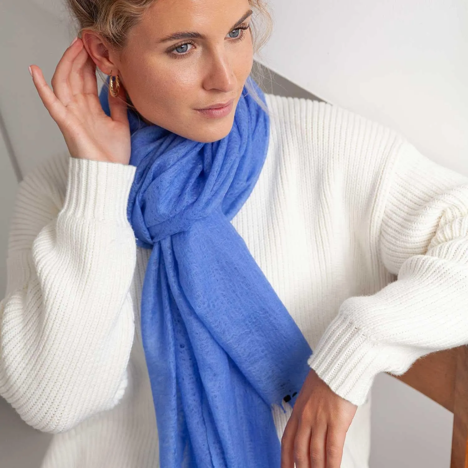 Diaphanous Pashmina Hyacinth