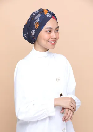 Fanous- Cap Shawl- Mosaic Chiffon