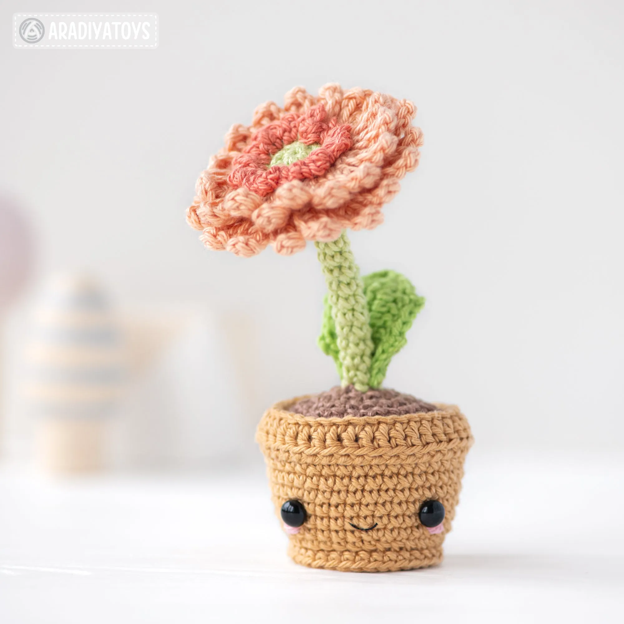 Flower Garden from “Mini Kingdom” collection / crochet patterns by AradiyaToys (Amigurumi tutorial PDF file) / crochet flower / amigurumi