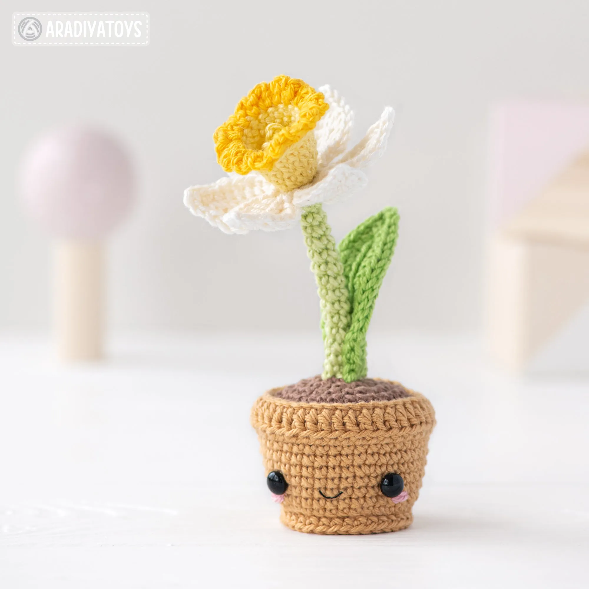 Flower Garden from “Mini Kingdom” collection / crochet patterns by AradiyaToys (Amigurumi tutorial PDF file) / crochet flower / amigurumi