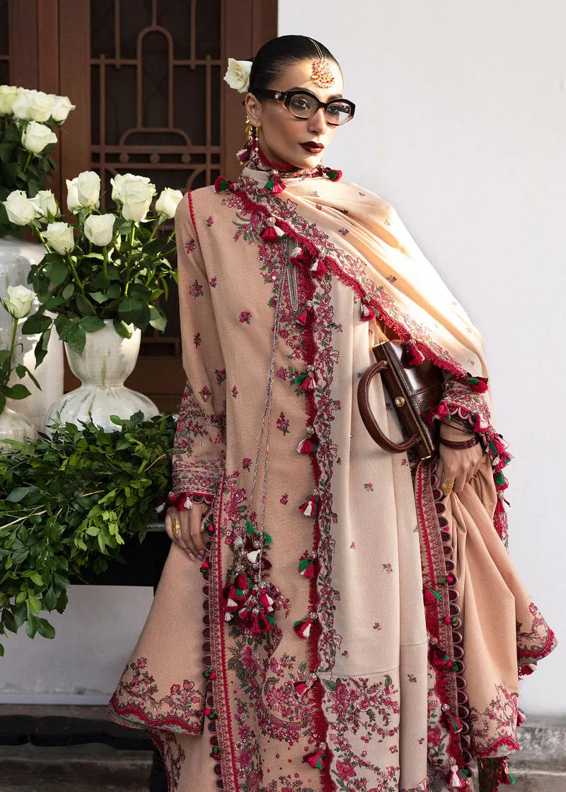 Hussain Rehar Unstitched 3 Piece Karandi A/W Collection'2024-Lali