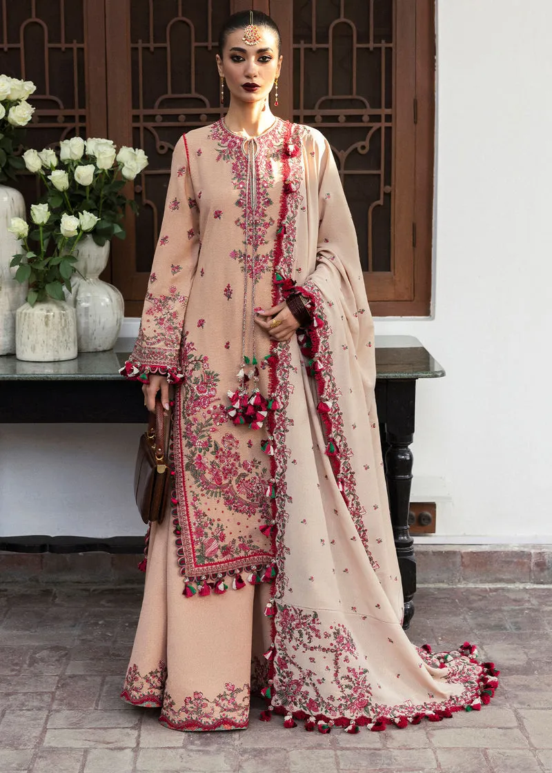 Hussain Rehar Unstitched 3 Piece Karandi A/W Collection'2024-Lali
