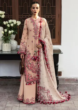 Hussain Rehar Unstitched 3 Piece Karandi A/W Collection'2024-Lali