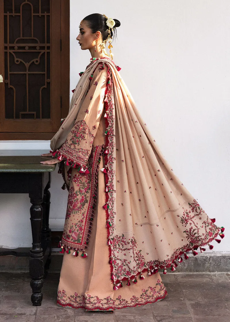 Hussain Rehar Unstitched 3 Piece Karandi A/W Collection'2024-Lali