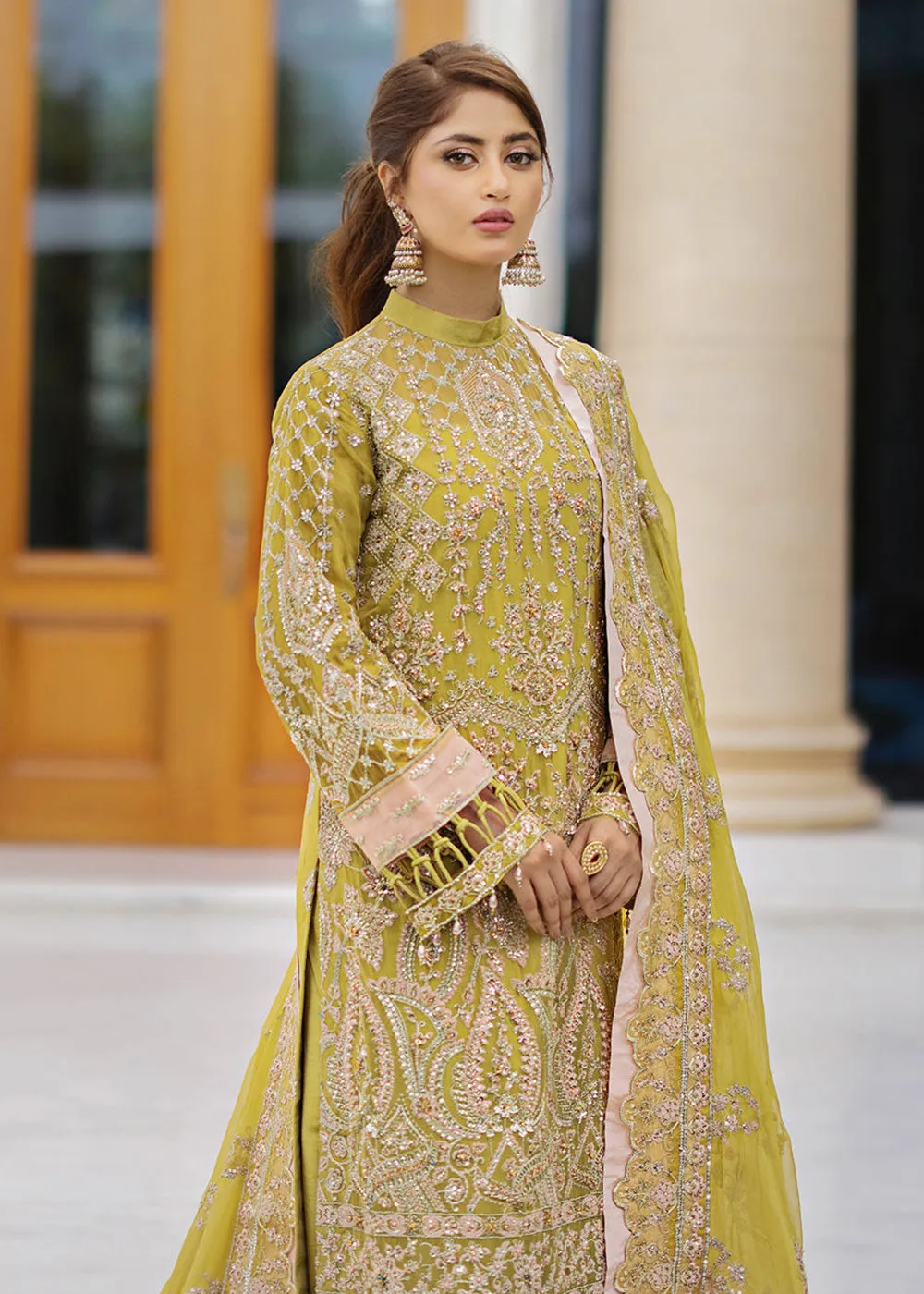 Ishq Aatish Luxury Chiffon '23 by Emaan Adeel | FARAH