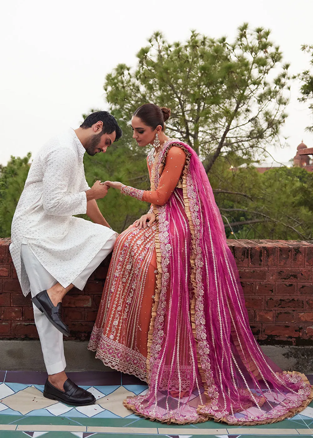 Izhar Unstitched Luxury Chiffon Collection by Mushq | NAMEERA