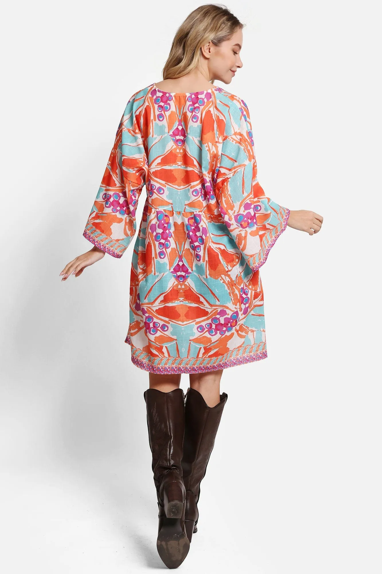 JP5102 Everly Floral Cover Up Dress