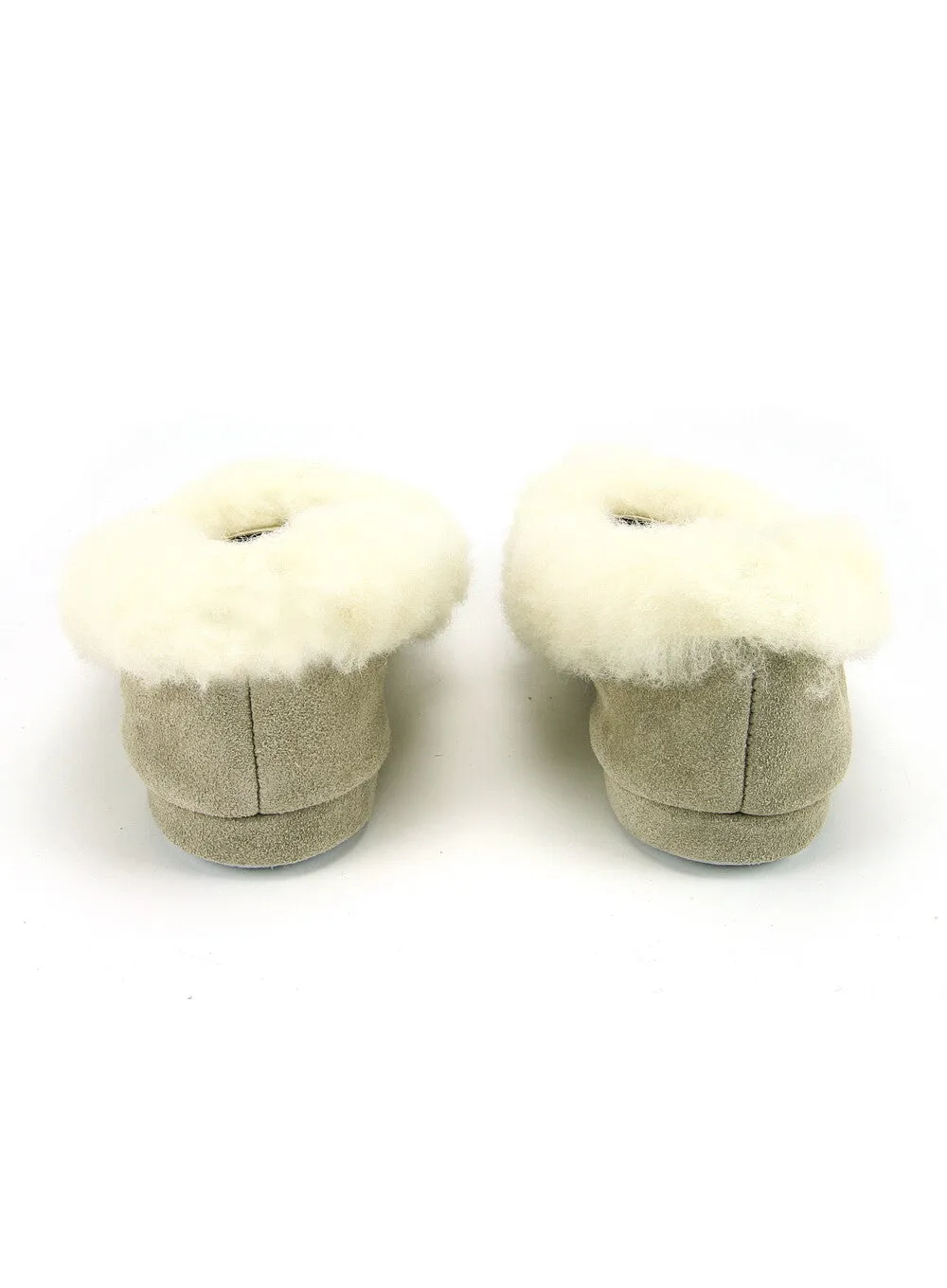 Ladies Collared Full Heeled Slippers