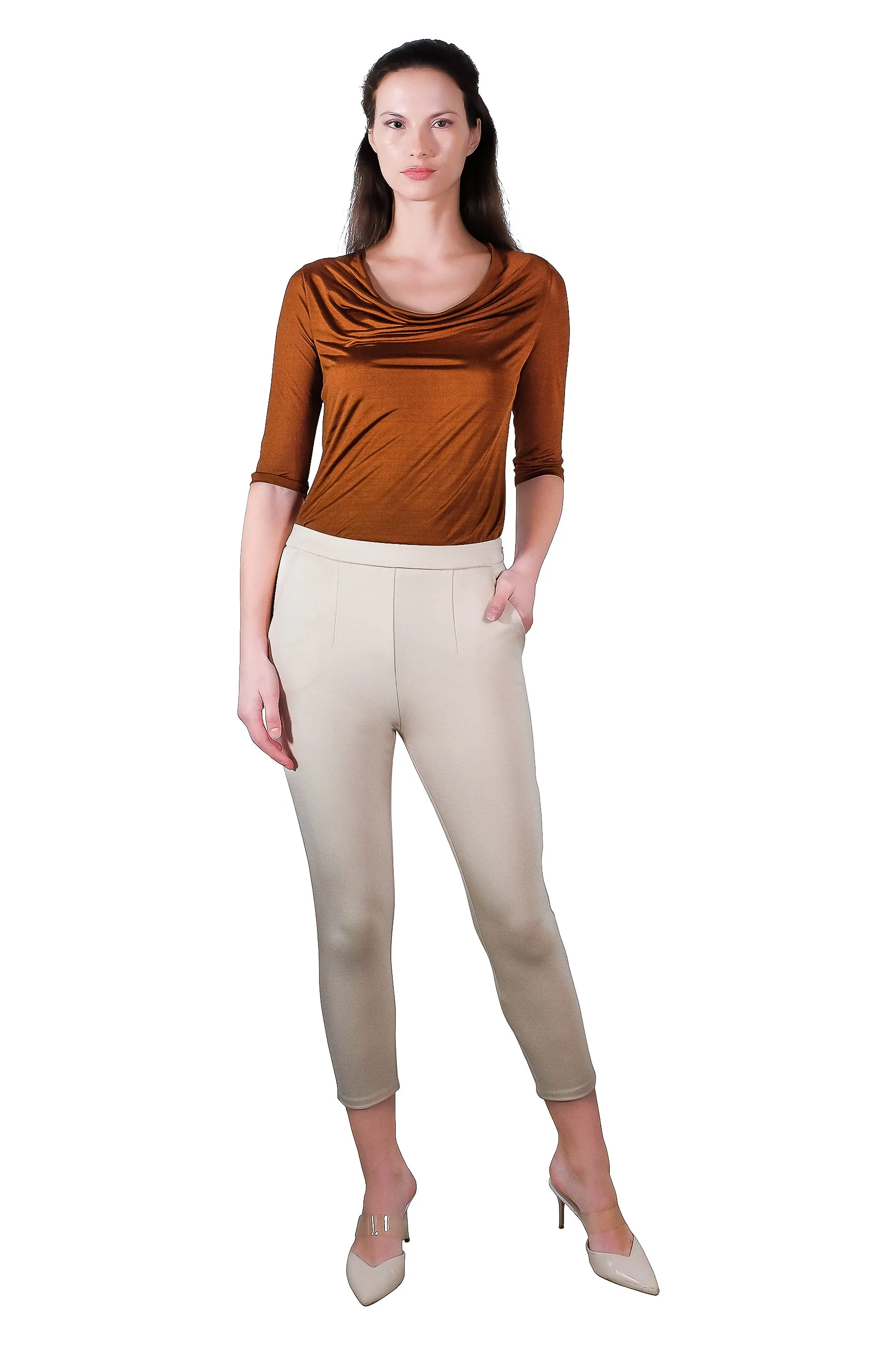 Laurette Cowl Neck Top