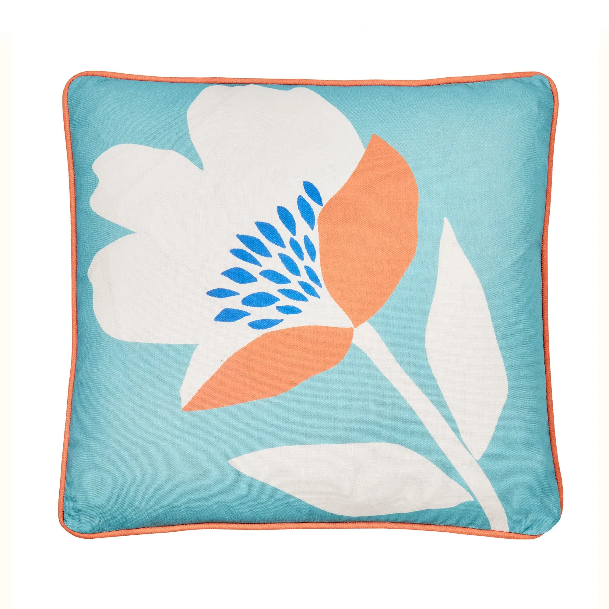 Luna Outdoor Cushion by Fusion in Duck Egg 43 x 43cm