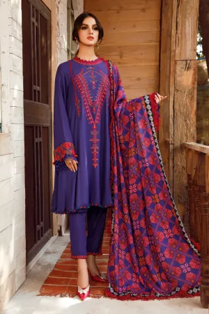 M Prints by Maria B Unstitched 3 Piece Winter Shawls Collection'2022-MPT-1604-B