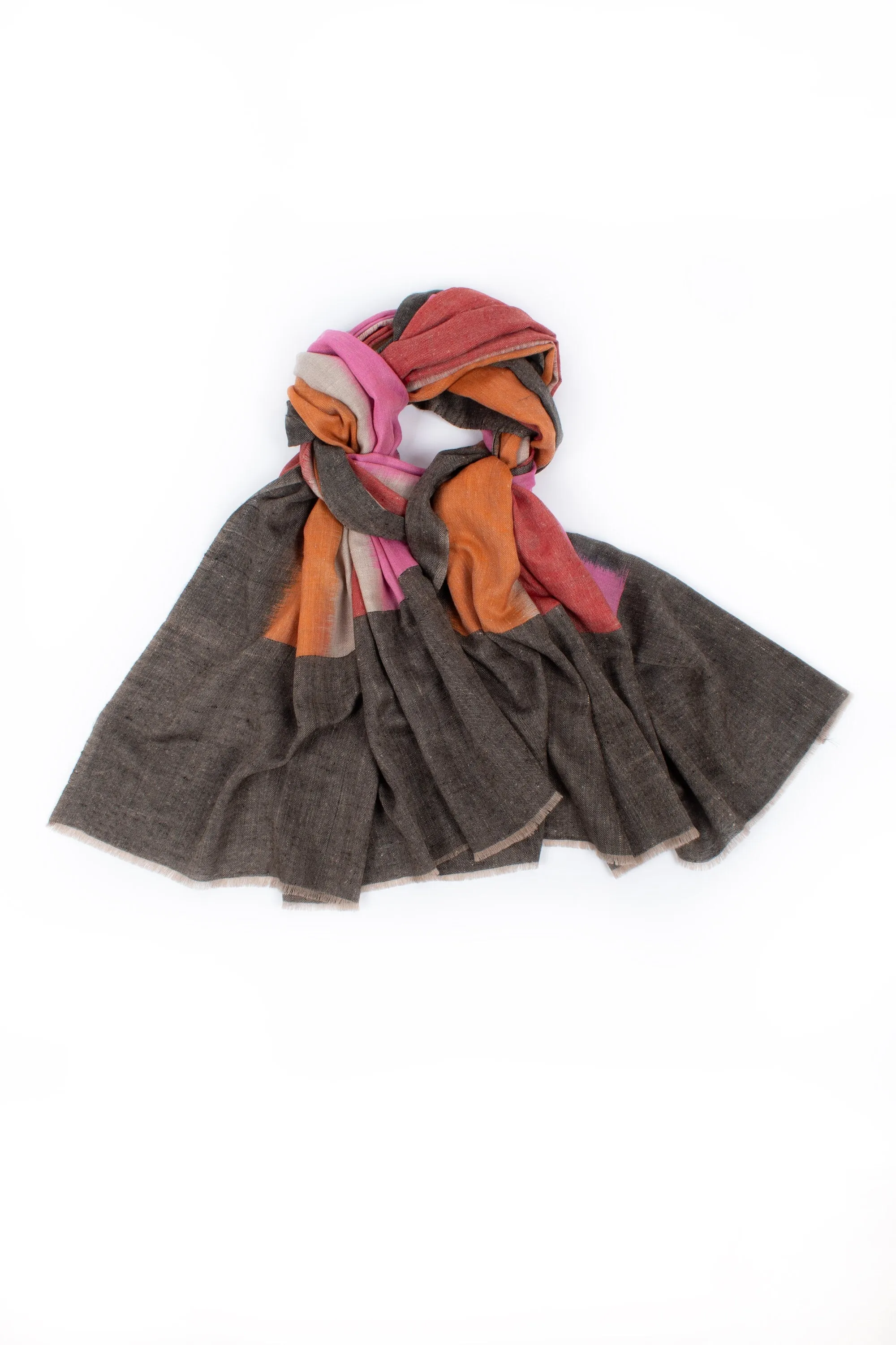 Modern Shawls, Fine Cashmere Scarves, Ekat Wraps, Boho Clothing, Soft Shawls, Winter Pashmina, 40x80" - RAPIDS