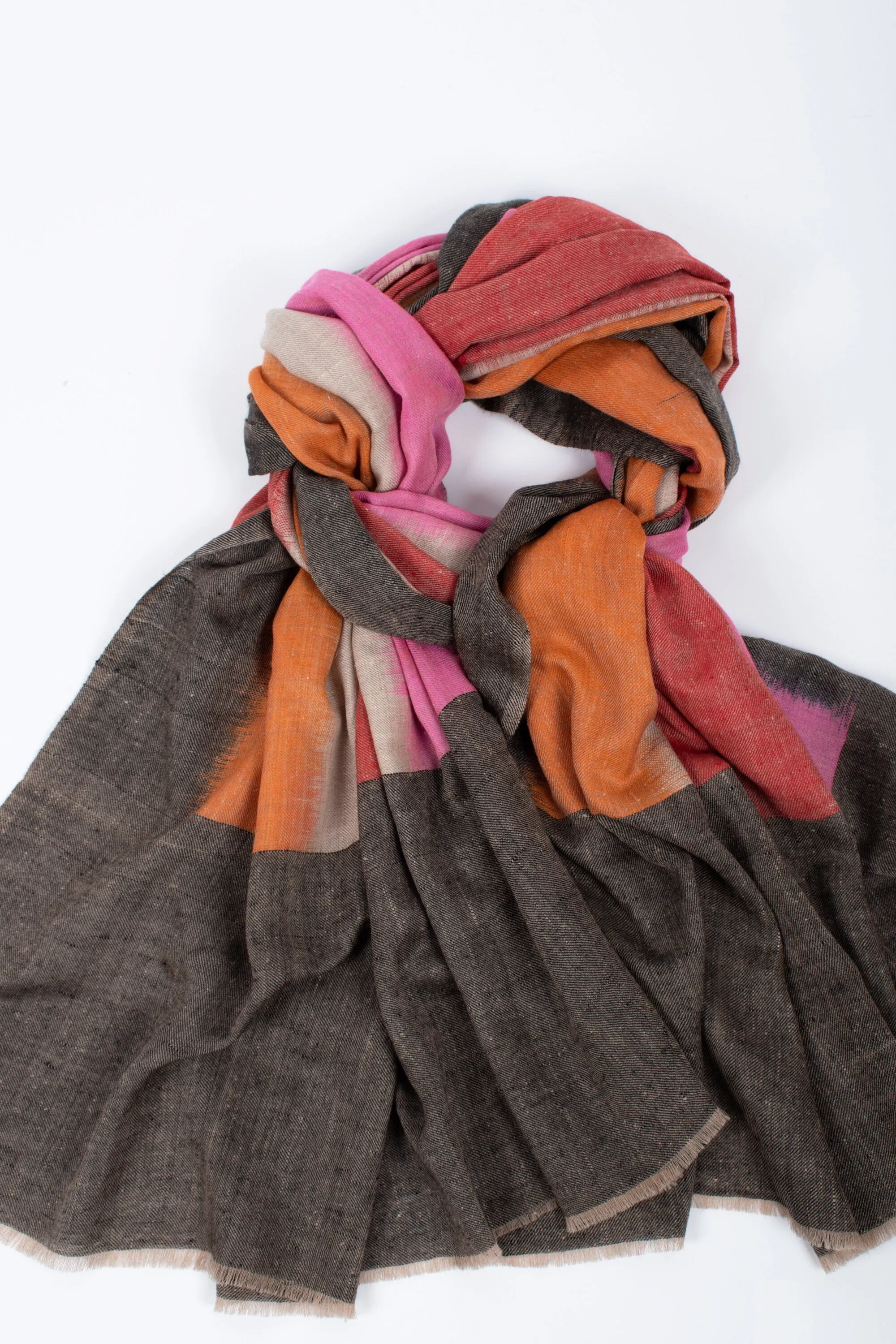 Modern Shawls, Fine Cashmere Scarves, Ekat Wraps, Boho Clothing, Soft Shawls, Winter Pashmina, 40x80" - RAPIDS
