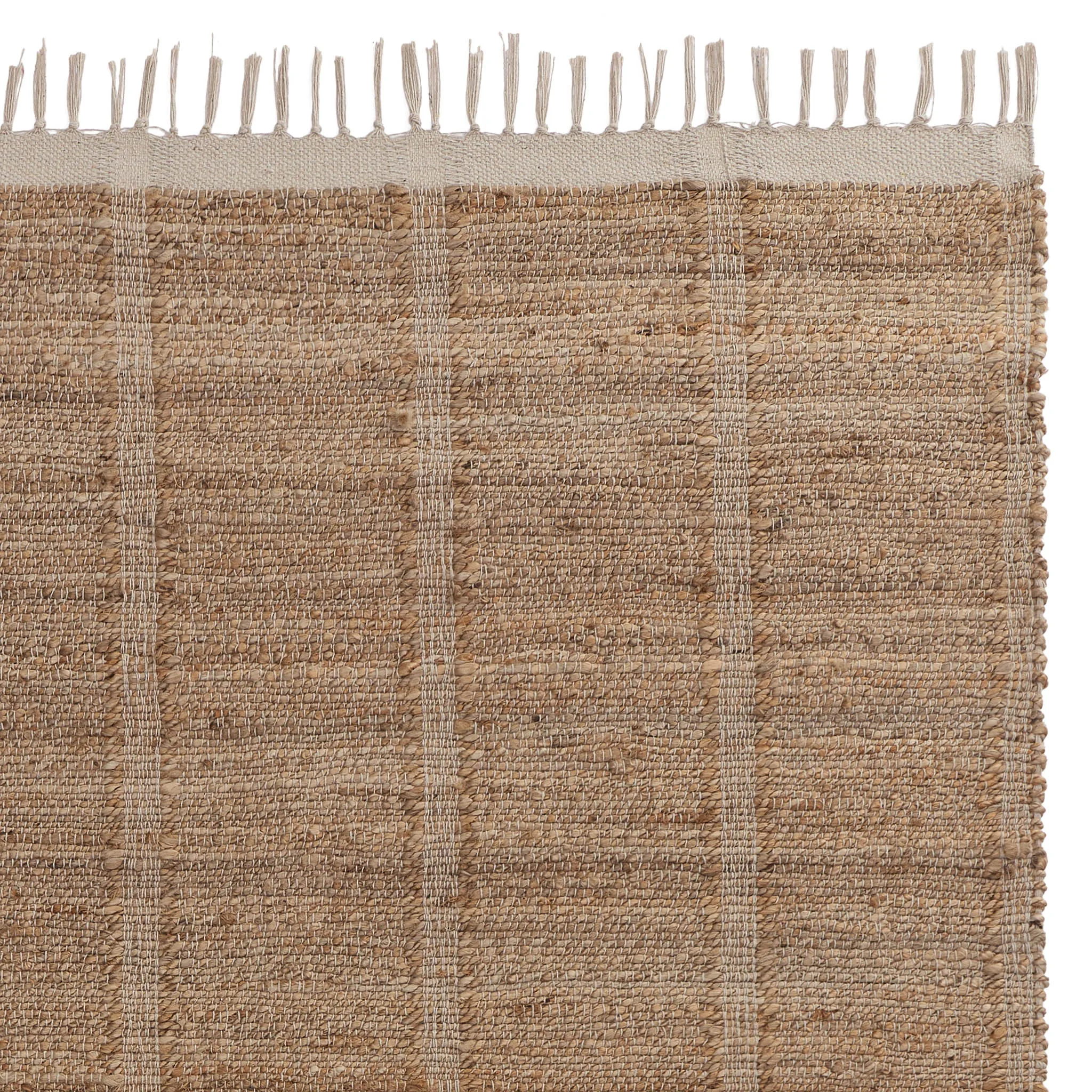 Nari Jute Rug [Natural & White]