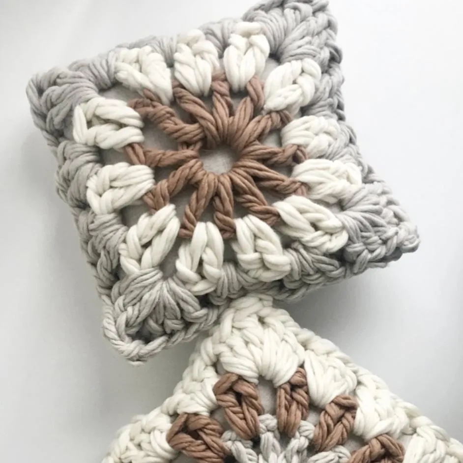 Not Your Granny's Granny Square Pillow Kit
