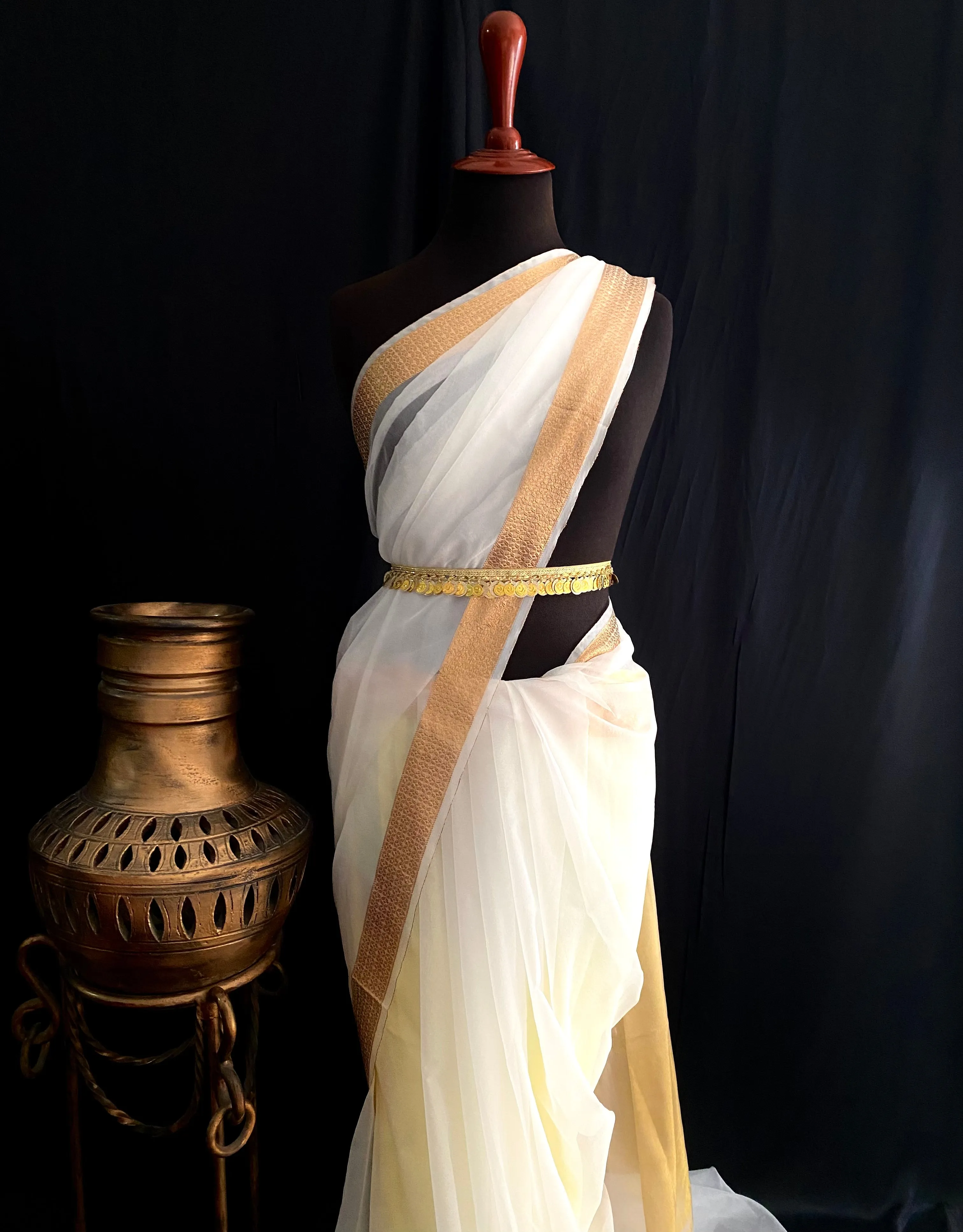 Organza Silk: Sunglow