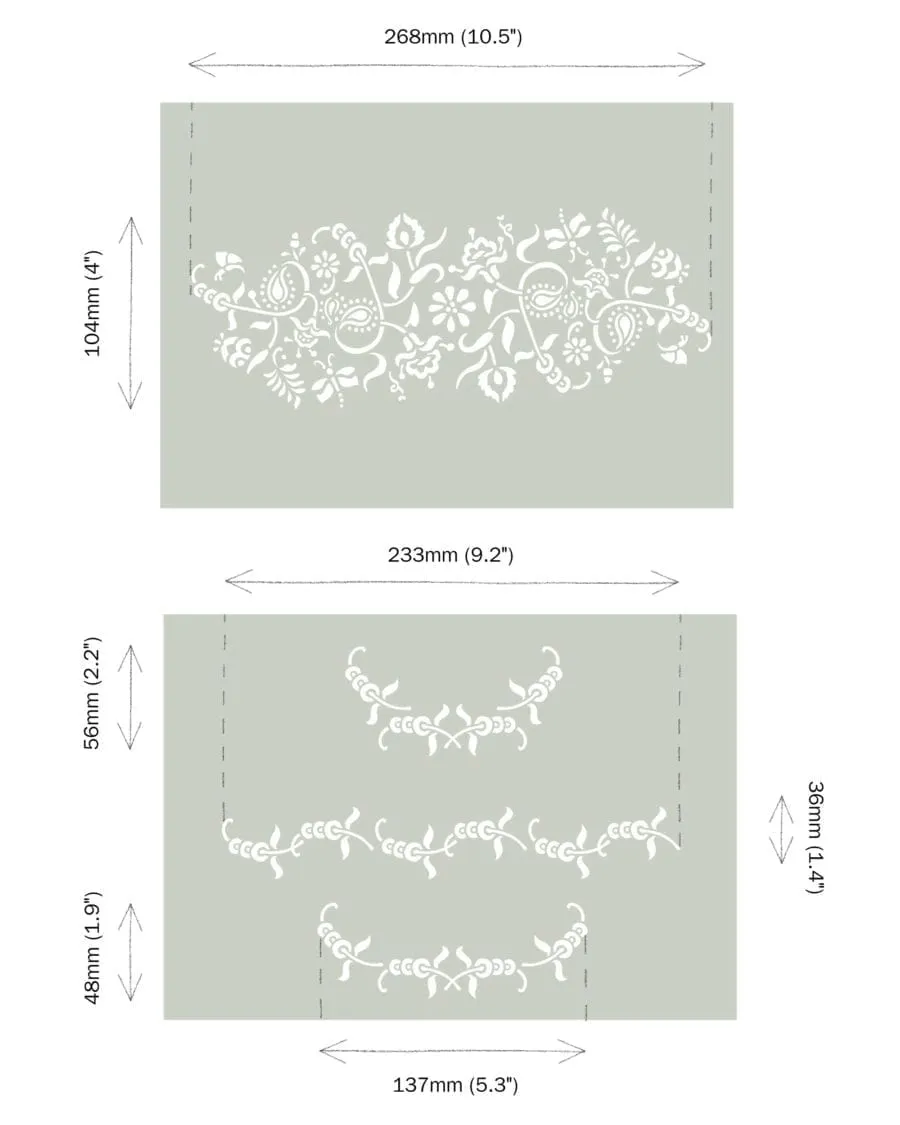 Paisley Floral Garland