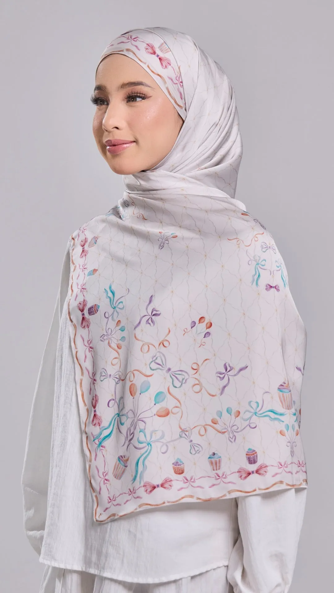 Party Whispers Printed Shawl