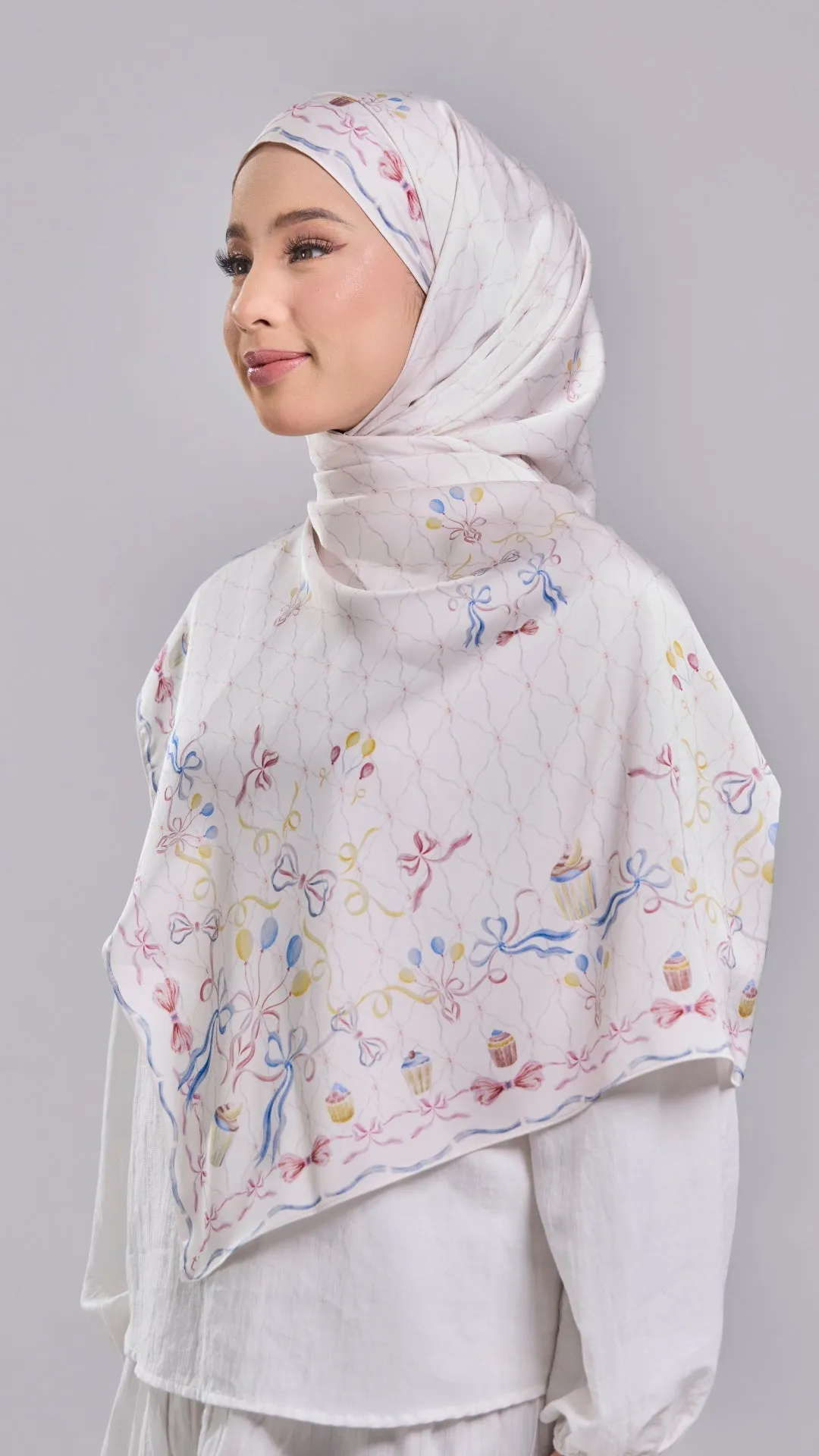 Party Whispers Printed Shawl