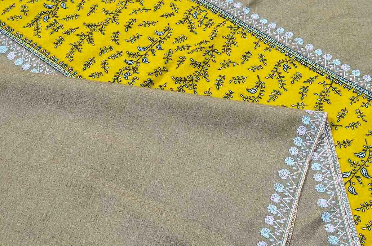 Patchwork embroidery shawl - 4801