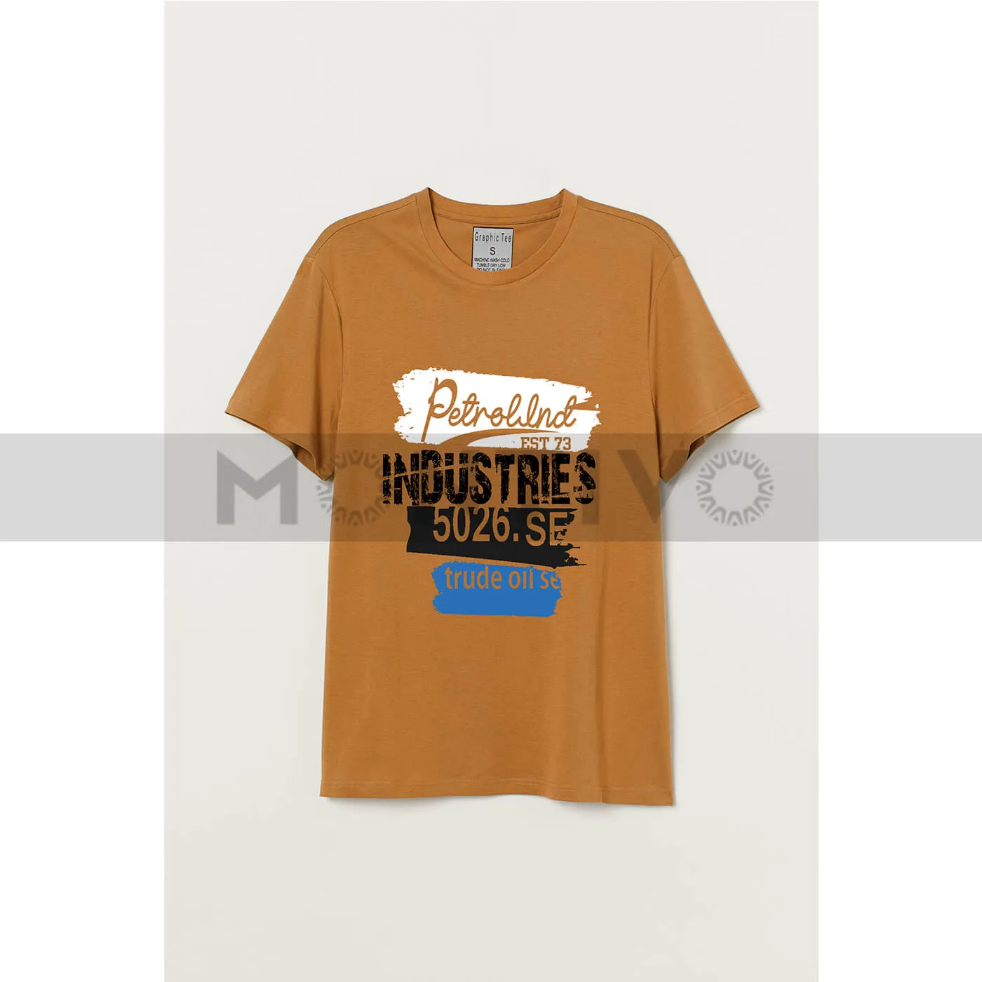 Petrol Industries Yellow Graphic Tee