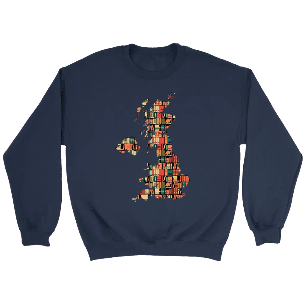 "UK Bookish Map" Sweatshirt