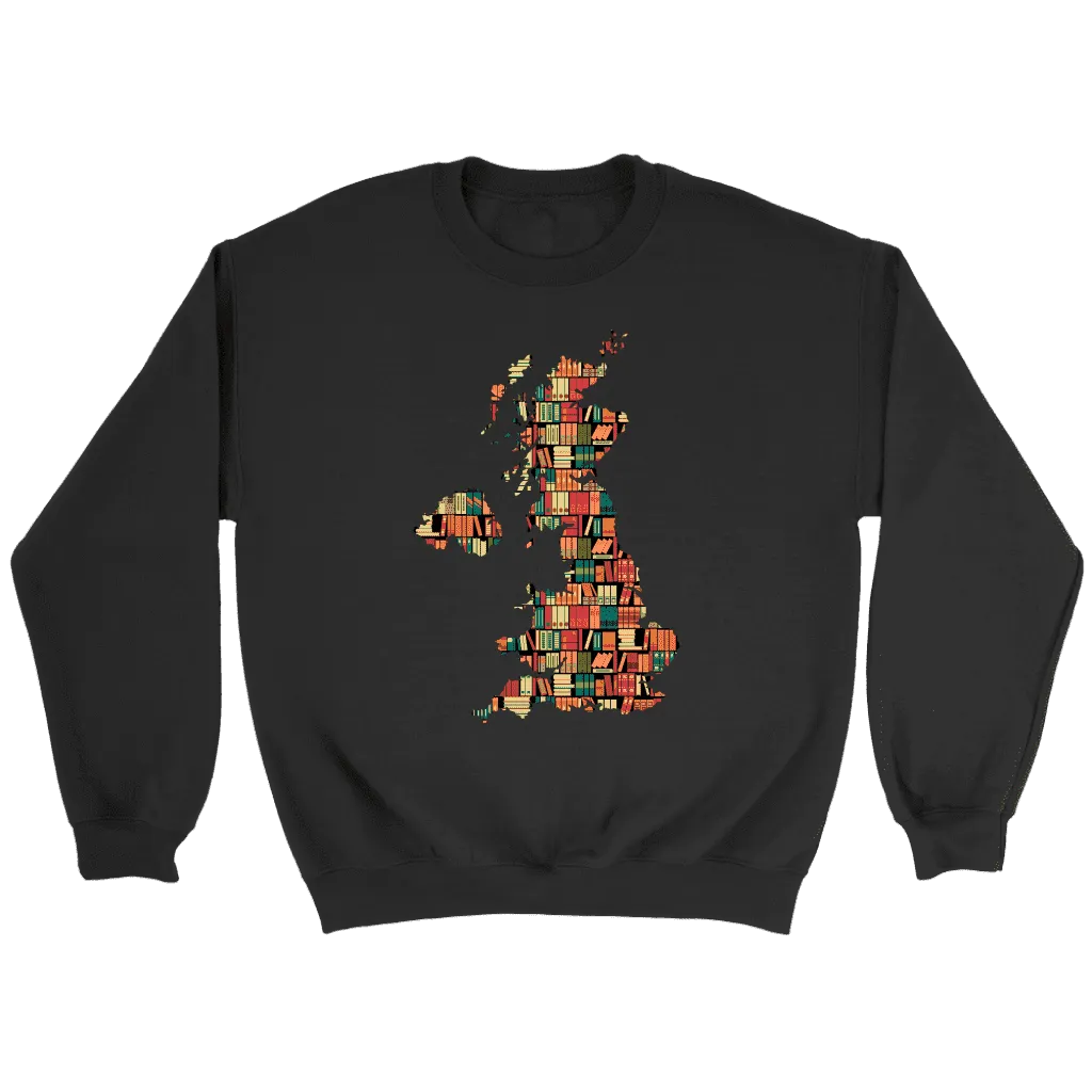 "UK Bookish Map" Sweatshirt