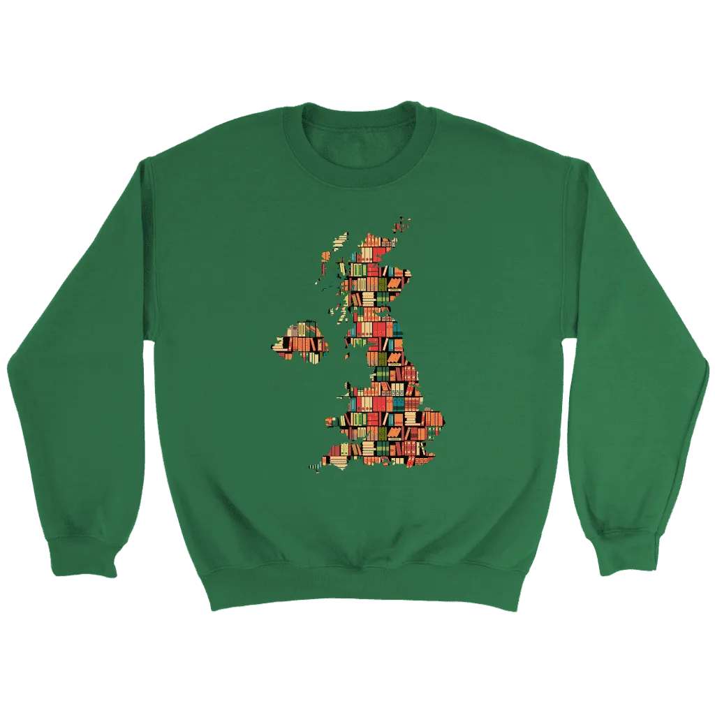 "UK Bookish Map" Sweatshirt