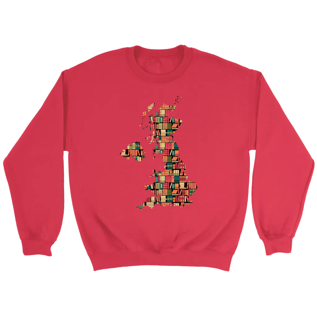 "UK Bookish Map" Sweatshirt