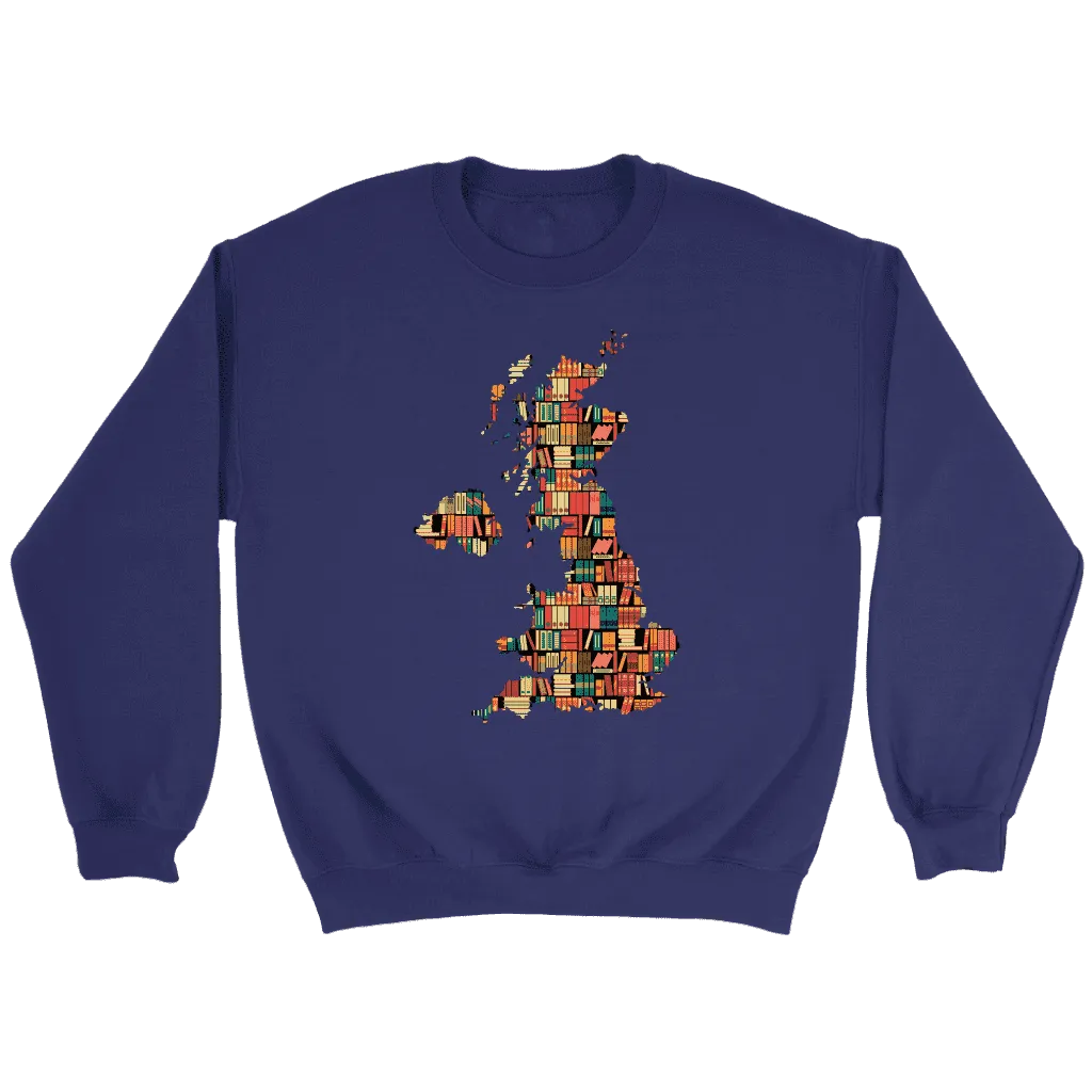 "UK Bookish Map" Sweatshirt