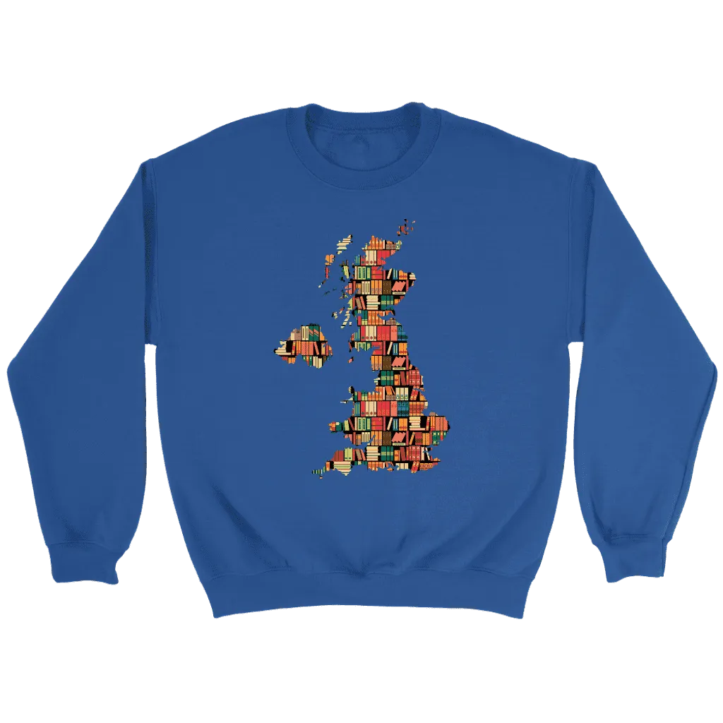 "UK Bookish Map" Sweatshirt